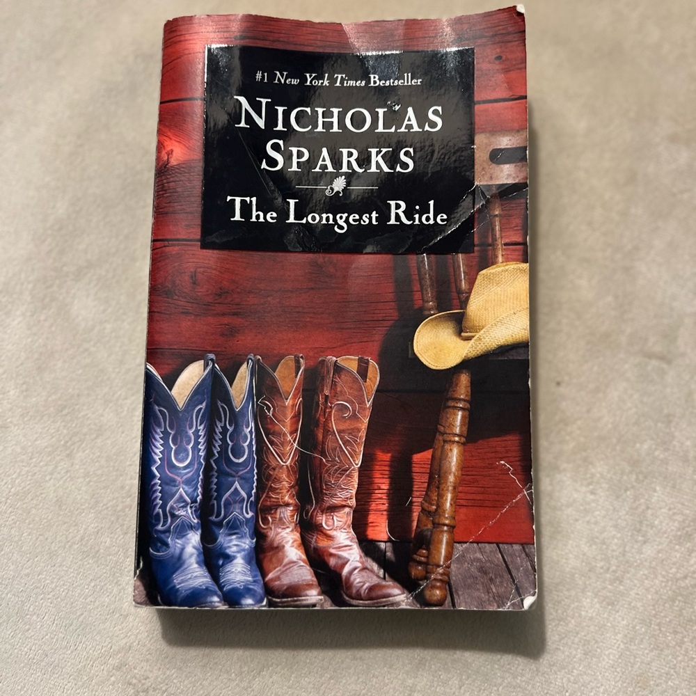 📚BUY 2 GET 1 FREE The longest Ride by Nicholas Sparks